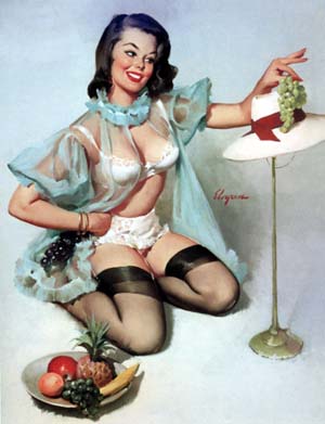 Elvgren, A Tasty Treat, 1965.jpg